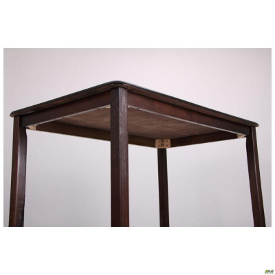 Комплект (нескладний стіл + 4 стільці) Art Metal Furniture Брауні темний шоколад/латте (521379)