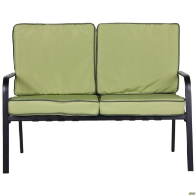 Комплект садових меблів Art Metal Furniture Veracruz чорний/салатовий (521835)