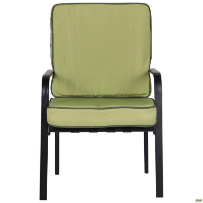Комплект садових меблів Art Metal Furniture Veracruz чорний/салатовий (521835)