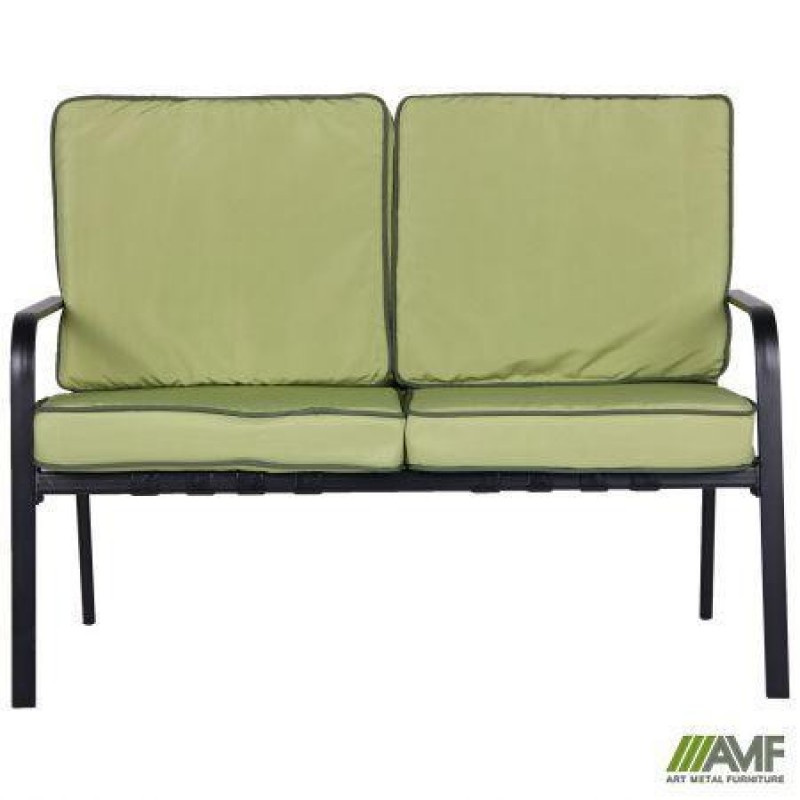 Комплект садових меблів Art Metal Furniture Veracruz чорний/салатовий (521835)