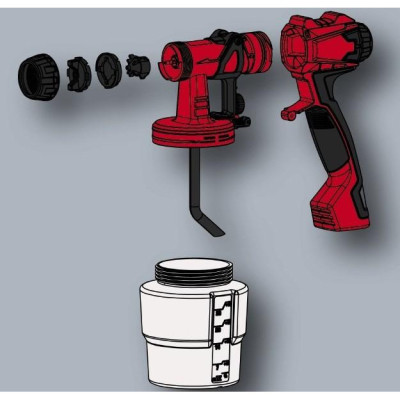 Краскопульт із компресором Einhell Classic TC-SY 600 S (4260015)