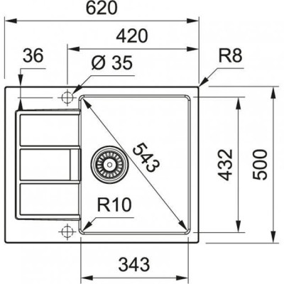 Кухонна мийка Franke Sirius S2D 611-62 143.0627.288