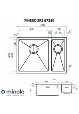 Кухонна мийка Minola FINERO SRZ 67350