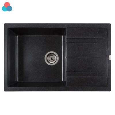 Кухонна мийка Ventolux DIAMANTE (SPACE BLACK) 765x485x200