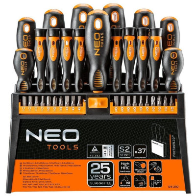 Набір викруток з комплектом біт NEO Tools 04-210