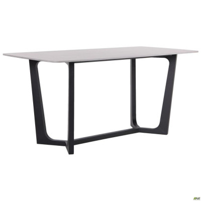 Нерозкладний стіл Art Metal Furniture Blake black/ceramics Lazio gray (547055)