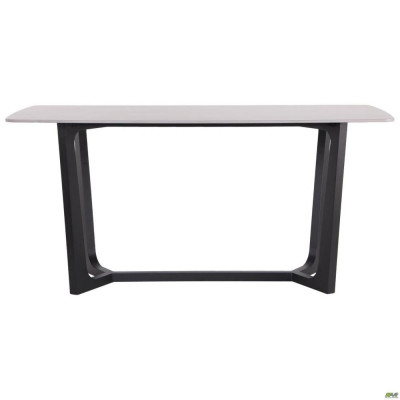 Нерозкладний стіл Art Metal Furniture Blake black/ceramics Lazio gray (547055)