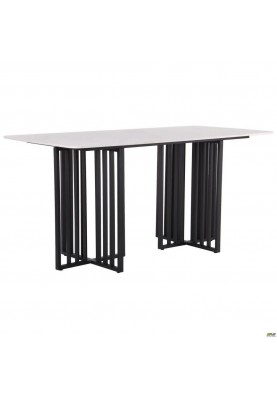Нерозкладний стіл Art Metal Furniture Fellon black / ceramics Carrara bianco (547058)