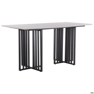 Нерозкладний стіл Art Metal Furniture Fellon black / ceramics Coastal gray (547057)