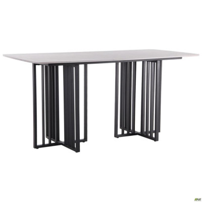 Нерозкладний стіл Art Metal Furniture Fellon black / ceramics Coastal gray (547057)