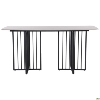Нерозкладний стіл Art Metal Furniture Fellon black / ceramics Coastal gray (547057)