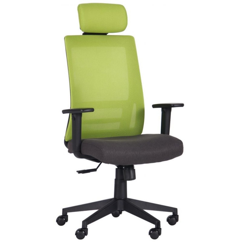 Офісне крісло для персоналу Art Metal Furniture Scrum лайм/чорний (545578)