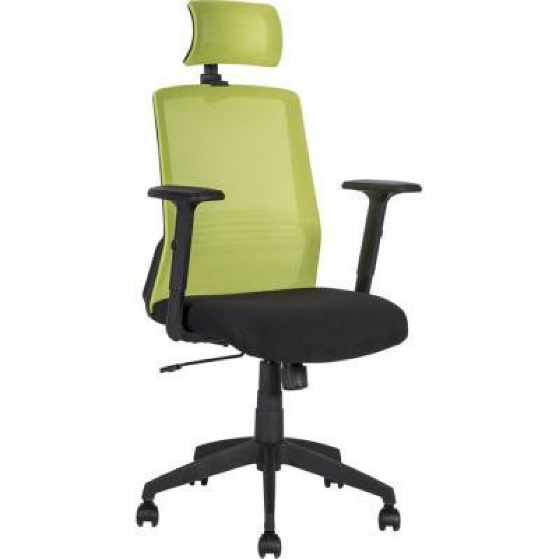 Офісне крісло для персоналу Office4You Bravo black-green (21144)