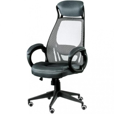 Крісло для персоналу Special4You Briz black/grey (E4909)