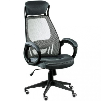 Крісло для персоналу Special4You Briz black/grey (E4909)