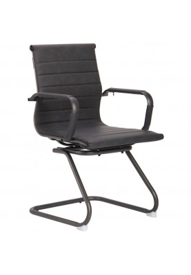 Офісне крісло для відвідувачів Art Metal Furniture Slim Gun CF wax dark grey (521980)