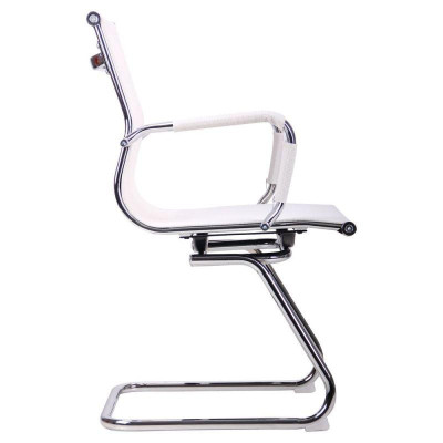 Офісне крісло для відвідувачів Art Metal Furniture Slim Net CF XH-633C білий (513581)