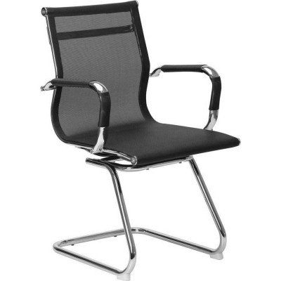 Офісне крісло для відвідувачів Art Metal Furniture Slim Net CF XH-633C чорний (513263)