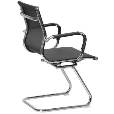 Офісне крісло для відвідувачів Art Metal Furniture Slim Net CF XH-633C чорний (513263)