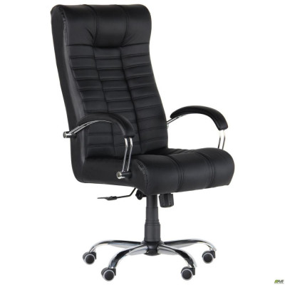 Офісне крісло для керівника Art Metal Furniture Атлантіс хром AnyFix Неаполь N-20 (034038)