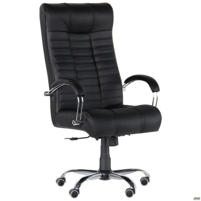 Офісне крісло для керівника Art Metal Furniture Атлантіс хром AnyFix Неаполь N-20 (034038)