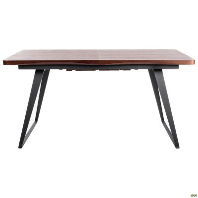 Розкладний стіл Art Metal Furniture Rochester чорний/шпон горіх антик (545852)