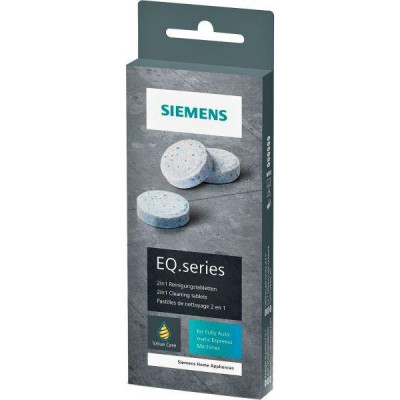 Засіб для чищення Siemens Таблетки для очищення кофеварок 10 шт. (TZ80001A)