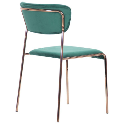 Стілець Art Metal Furniture Alphabet A gold/dark green (545704)