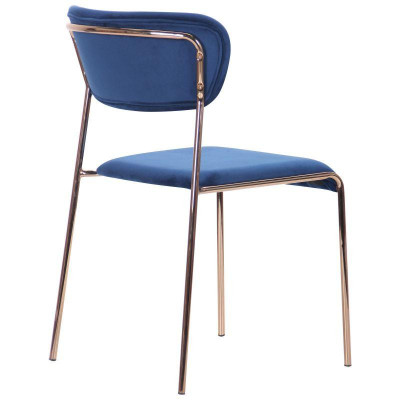 Стілець Art Metal Furniture Alphabet A gold/royal blue (545702)