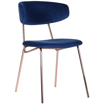 Стілець Art Metal Furniture Alphabet B gold/royal blue (545705)