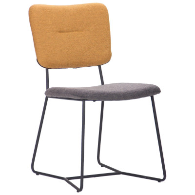 Стілець Art Metal Furniture Alphabet G black/yellow gray (545713)