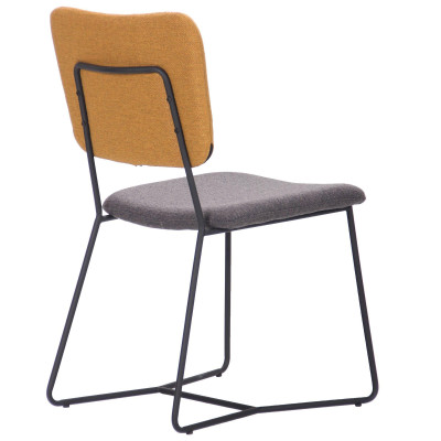 Стілець Art Metal Furniture Alphabet G black/yellow gray (545713)