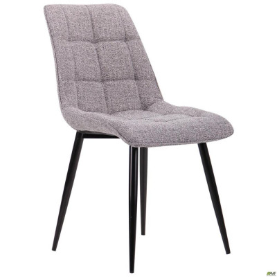 Стілець Art Metal Furniture Arkansas чорний/меланж сірий (545124)
