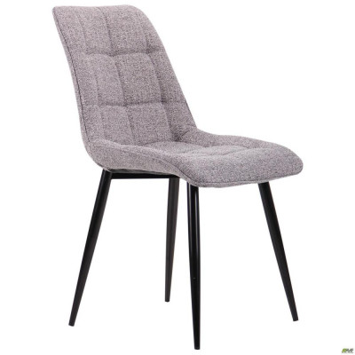 Стілець Art Metal Furniture Arkansas чорний/меланж сірий (545124)