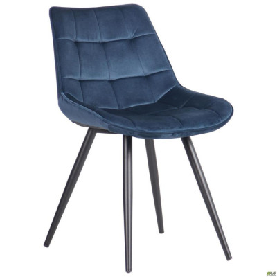 Стілець Art Metal Furniture Bree black/dark sapphire (545866)