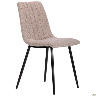 Стілець Art Metal Furniture Indiana чорний/меланж латте (545121) Стілець Art Metal Furniture Indiana чорний/меланж латте (545121)