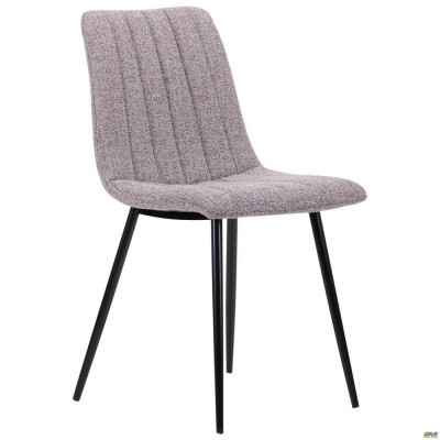 Стілець Art Metal Furniture Indiana чорний/меланж сірий (545122) Стілець Art Metal Furniture Indiana чорний/меланж сірий (545122)