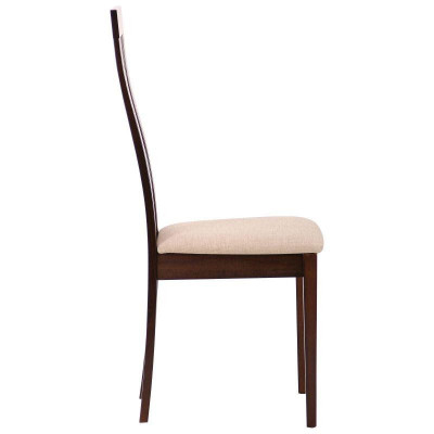 Стілець Art Metal Furniture Лейтон горіх темний/беж (521243)