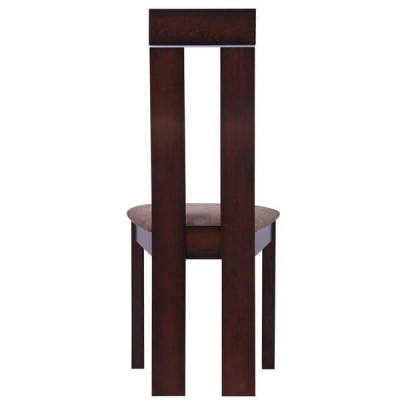 Стілець Art Metal Furniture Лестер СВ-2421YBH горіх темний/тканин коричн. (516738)