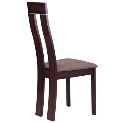 Стілець Art Metal Furniture Лестер СВ-2421YBH горіх темний/тканин коричн. (516738)