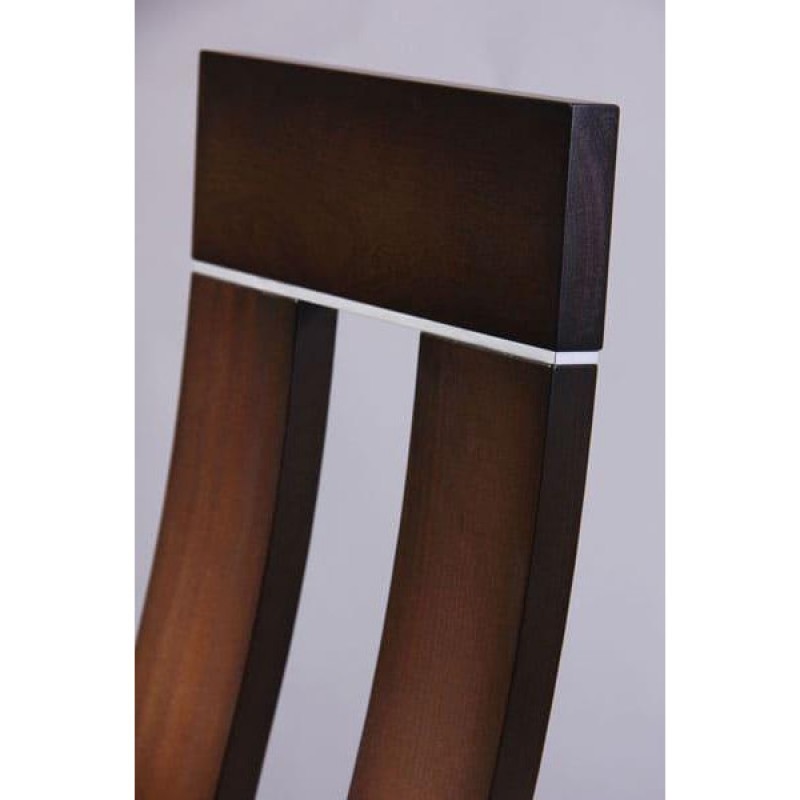 Стілець Art Metal Furniture Лестер СВ-2421YBH горіх темний/тканин коричн. (516738)