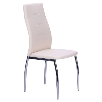 Стілець Art Metal Furniture Ніколас хром/вершковий (511331)