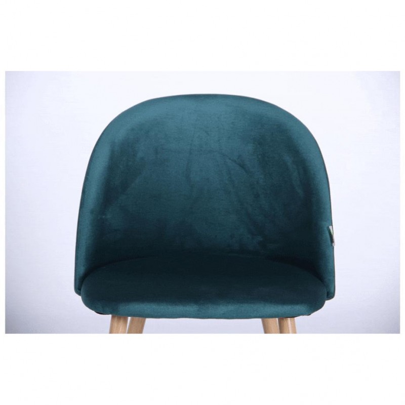 Стілець Art Metal Furniture Sherry beech/green velvet (545869)