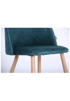 Стілець Art Metal Furniture Sherry beech/green velvet (545869)