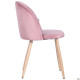 Стілець Art Metal Furniture Sherry beech/pink velvet (545871)