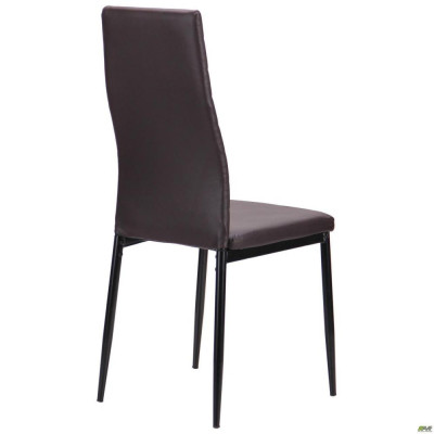 Стілець Art Metal Furniture Сицилія чорний/темний шоколад (521446)