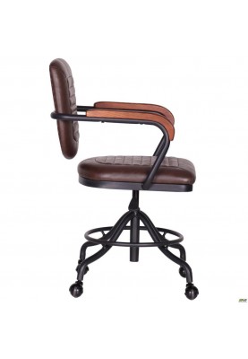 Стілець із підлокітниками Art Metal Furniture Barber brown (546142)