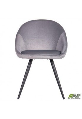 Стілець із підлокітниками Art Metal Furniture Mary black/silver (545860)