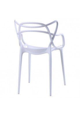 Стілець з підлокітниками Art Metal Furniture Viti білий (512008)