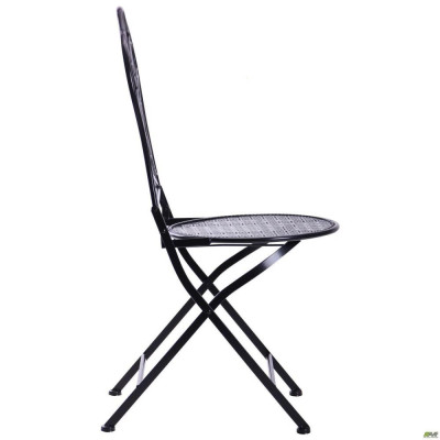 Стілець садовий Art Metal Furniture Антиб метал, вінтаж блек (521824)